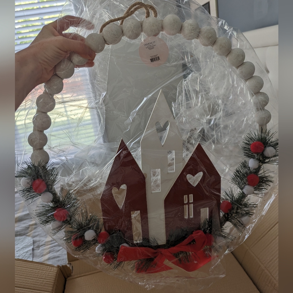 Christmas Hoop Wreath